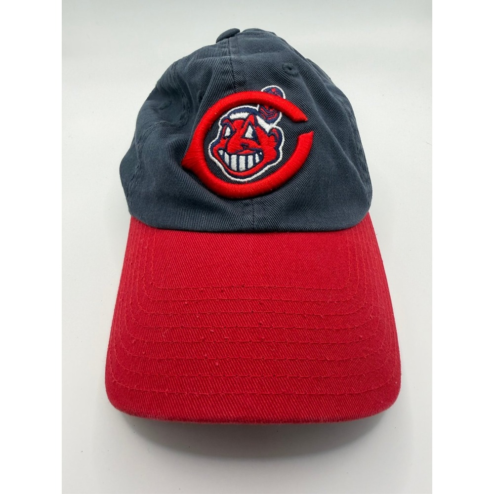 Cleveland Indians Chief Wahoo American Needle Baseball Cap Men's Navy